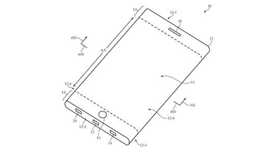 苹果新专利探索折叠iPhone 任意表面实现触敏控制